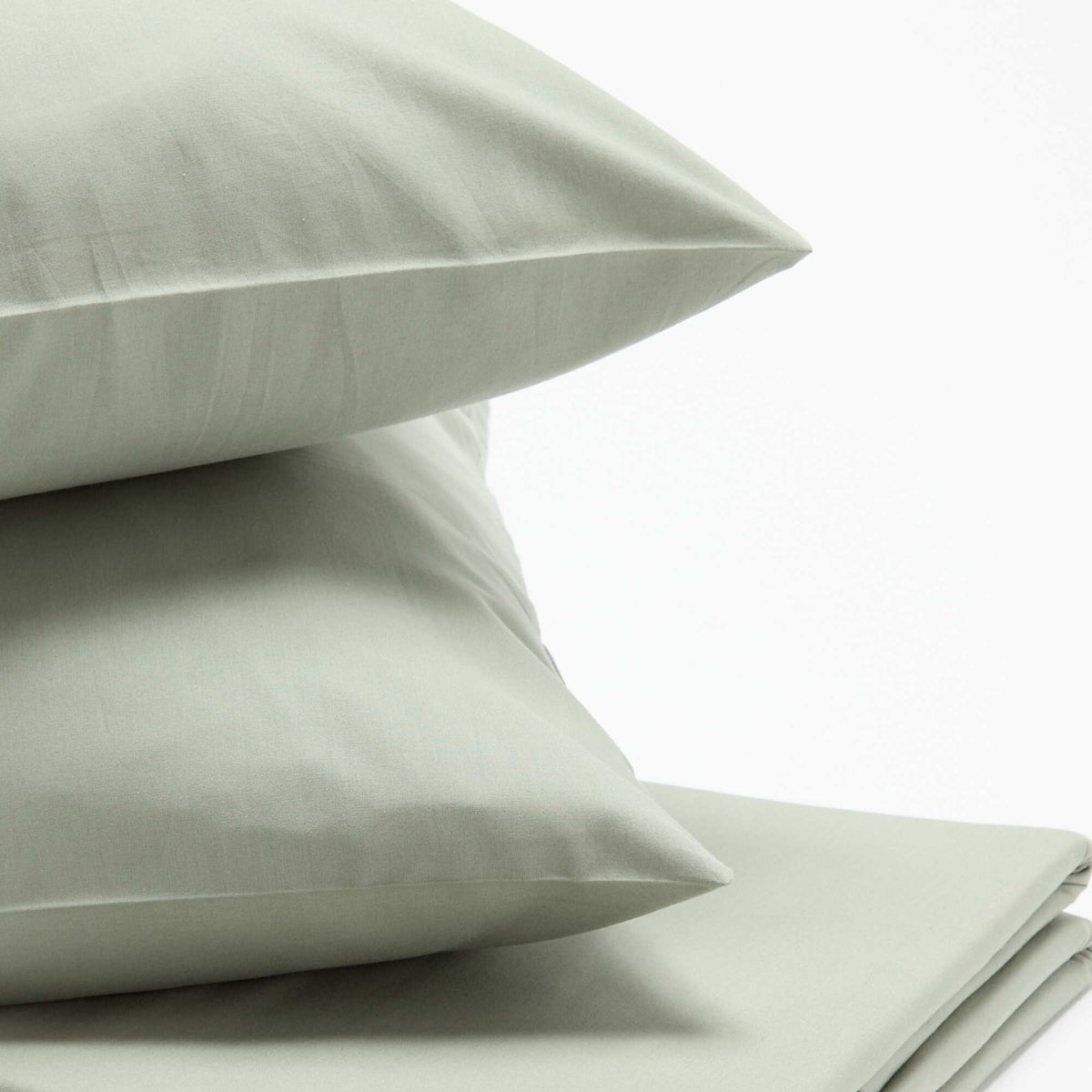 Parure de lit 240 x 220 cm en coton VERT