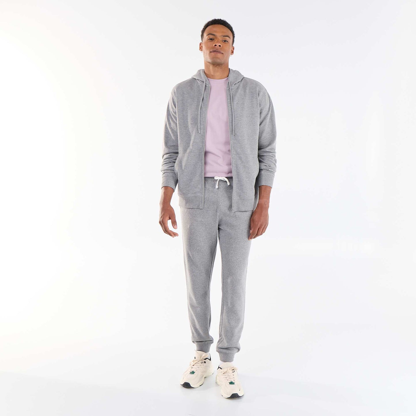 Sweat à capuche en French Terry GRIS