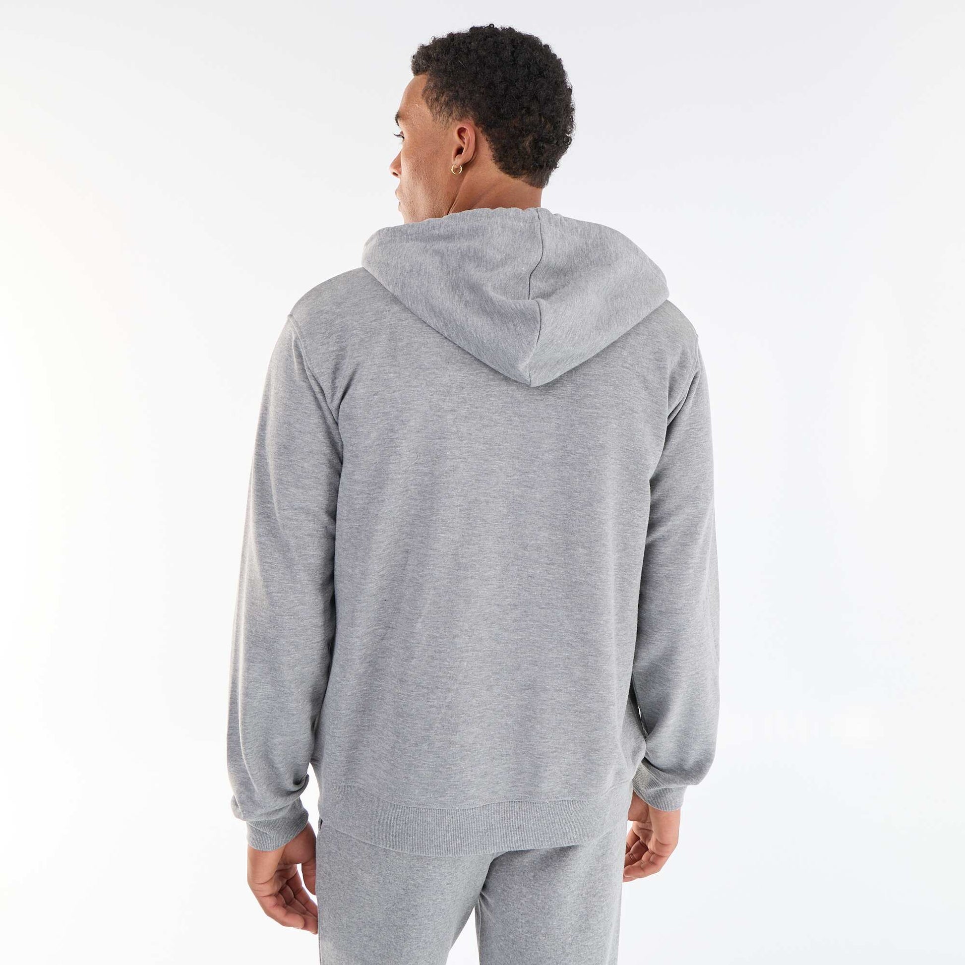Sweat à capuche en French Terry GRIS