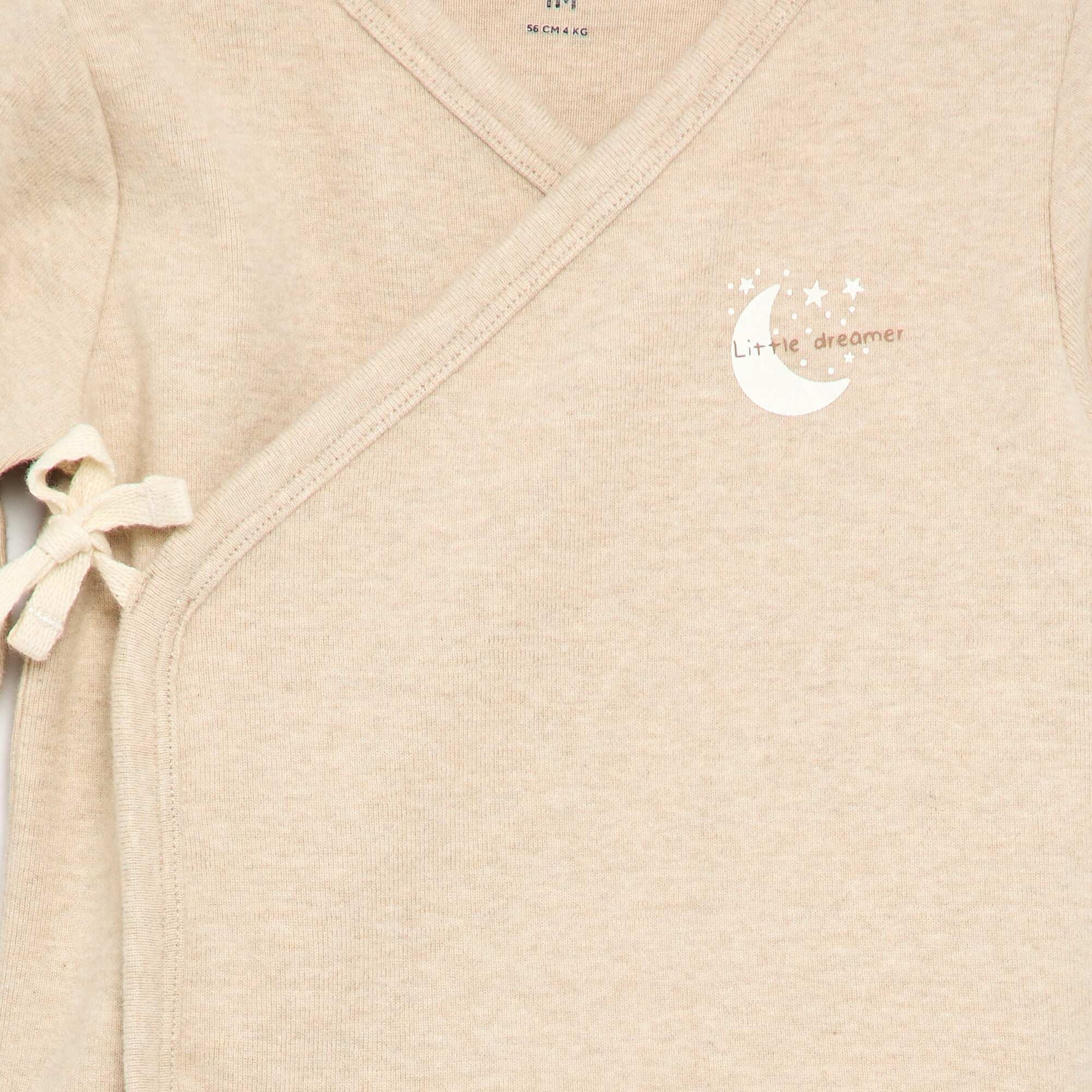 Ensemble pyjama en coton - 2 pièces BEIGE