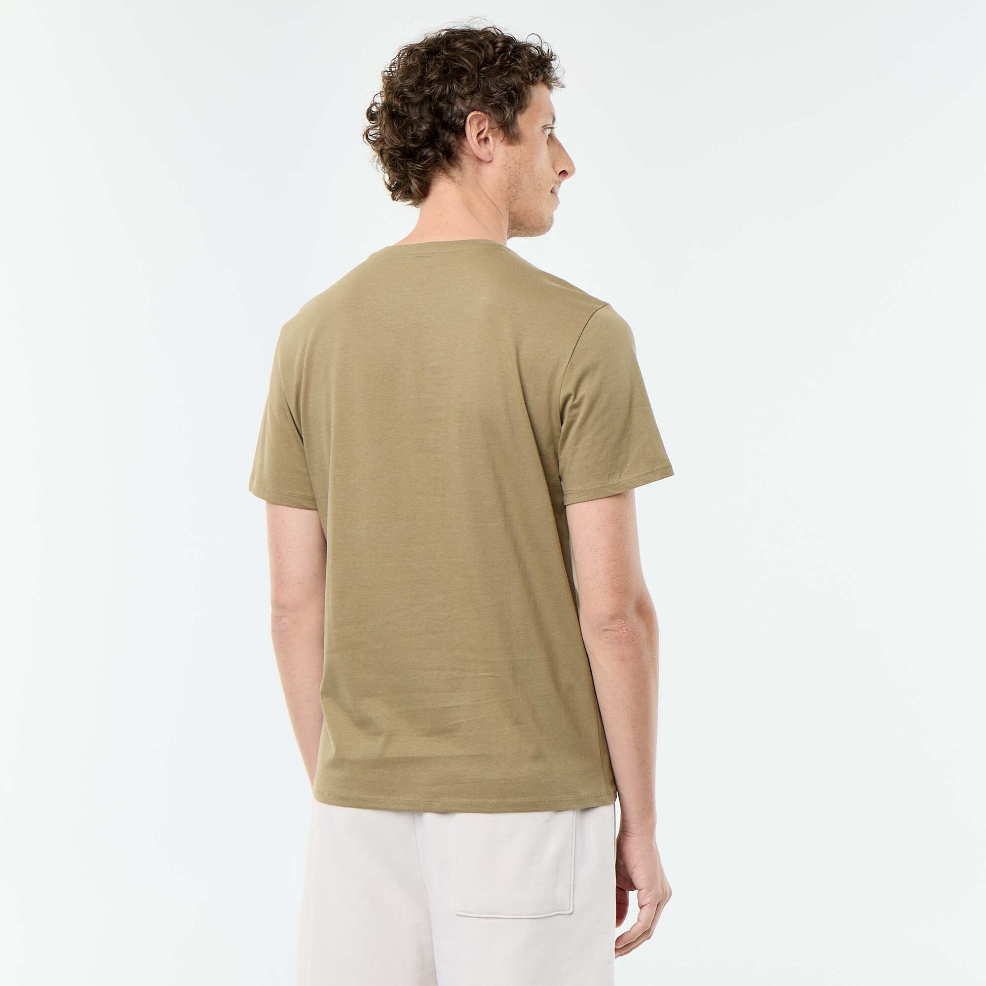 T-shirt imprimé fantaisie à manches courtes VERT