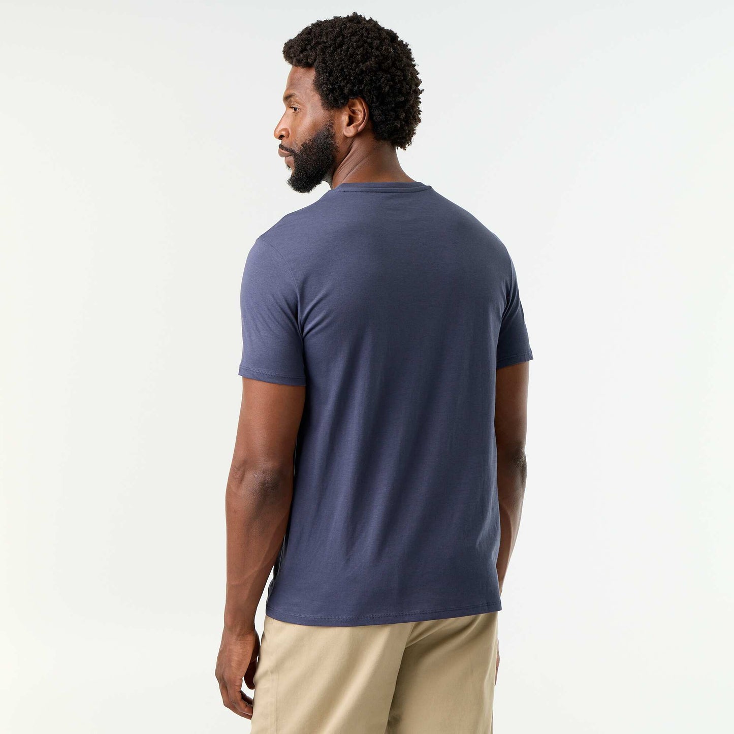 T-shirt imprimé fantaisie à manches courtes BLEU