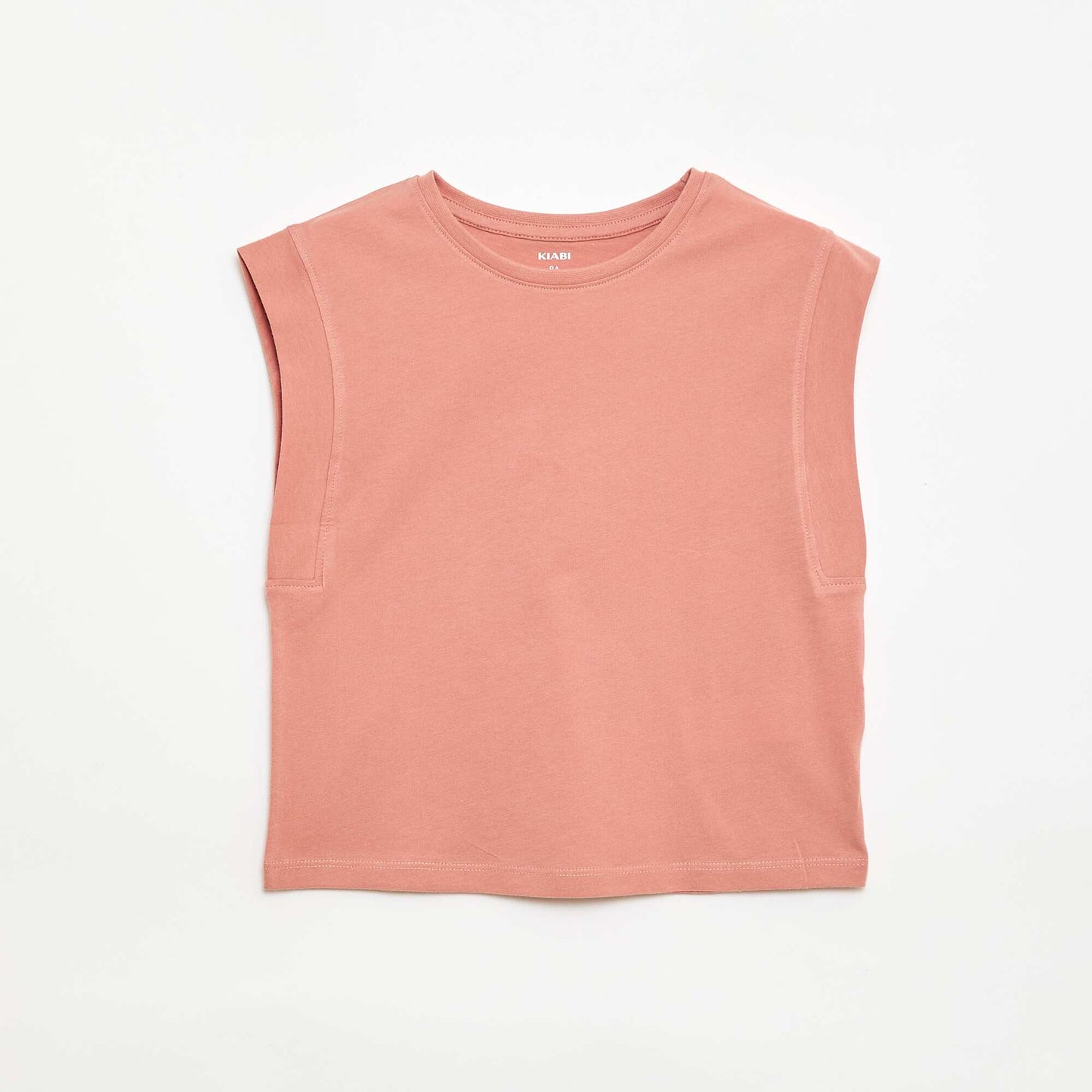 Lot de 2 débardeurs uni ROSE