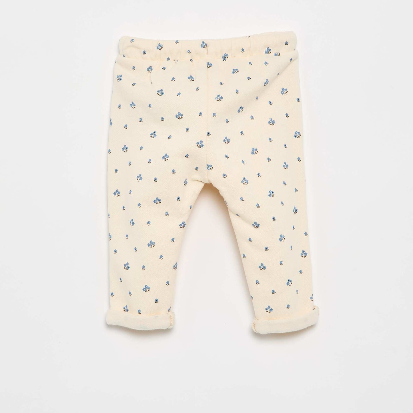 Pantalon jogging à motif BLANC