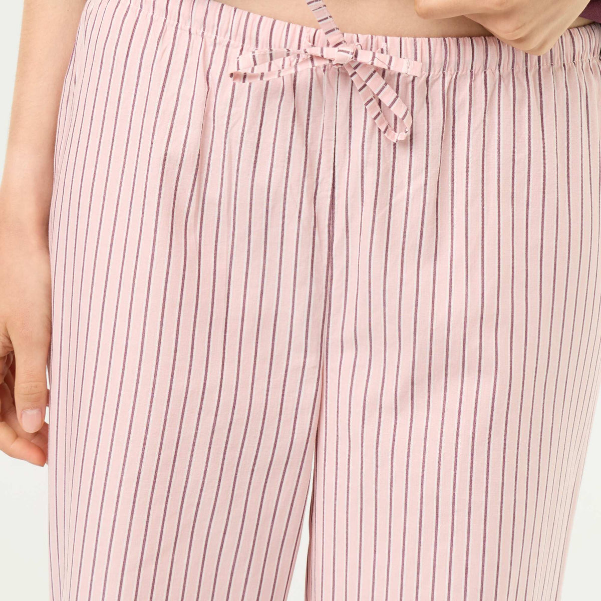 Ensemble de pyjama en coton - T-shirt + pantalon BLEU