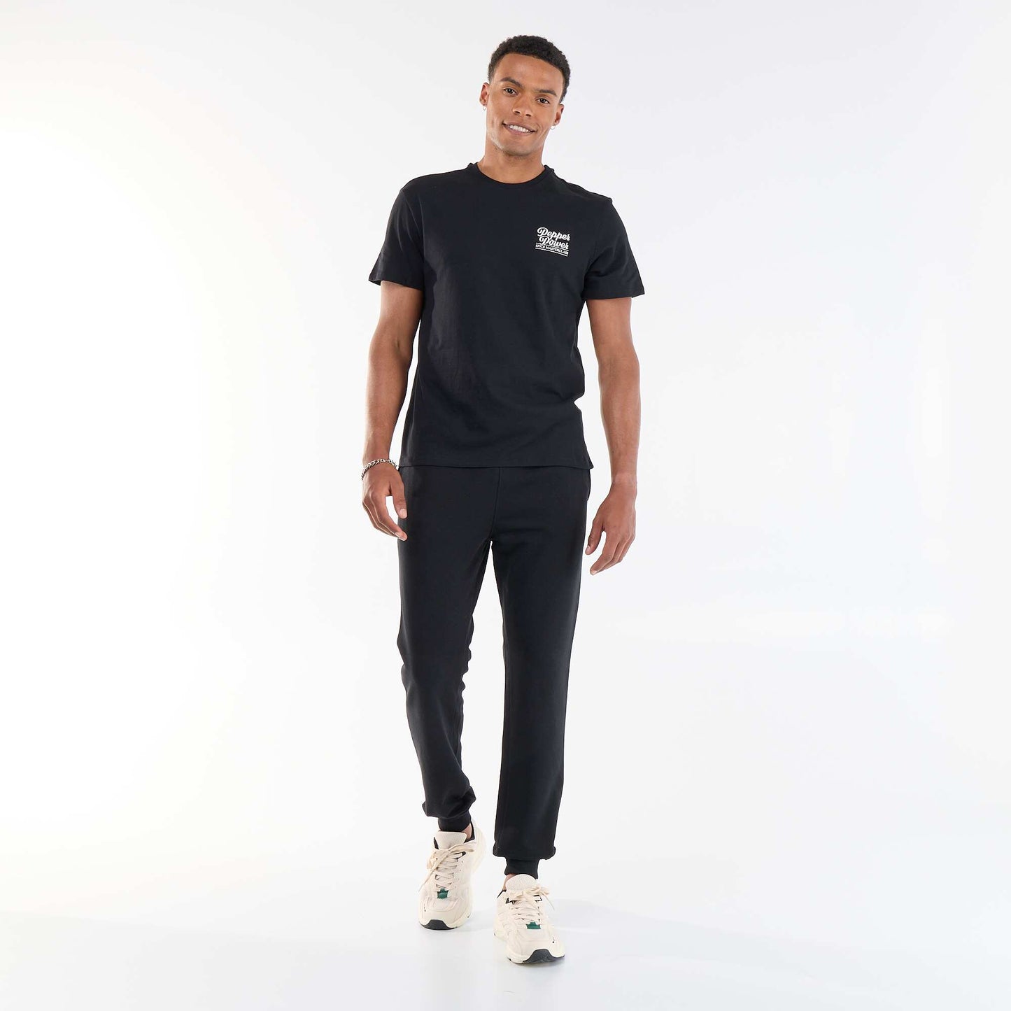 Pantalon jogging en French Terry NOIR