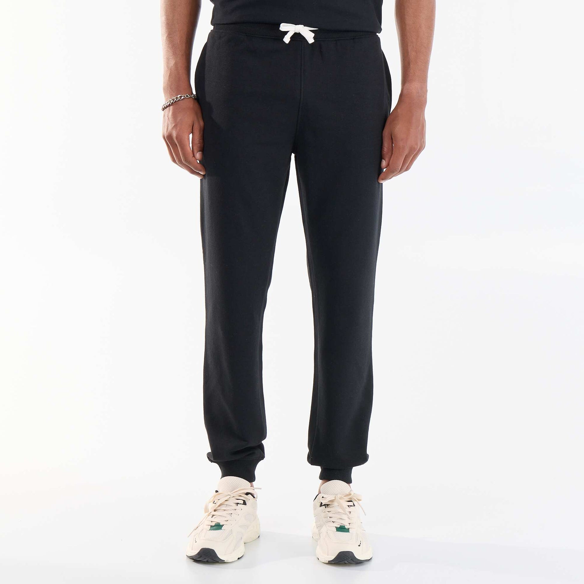 Pantalon jogging en French Terry NOIR