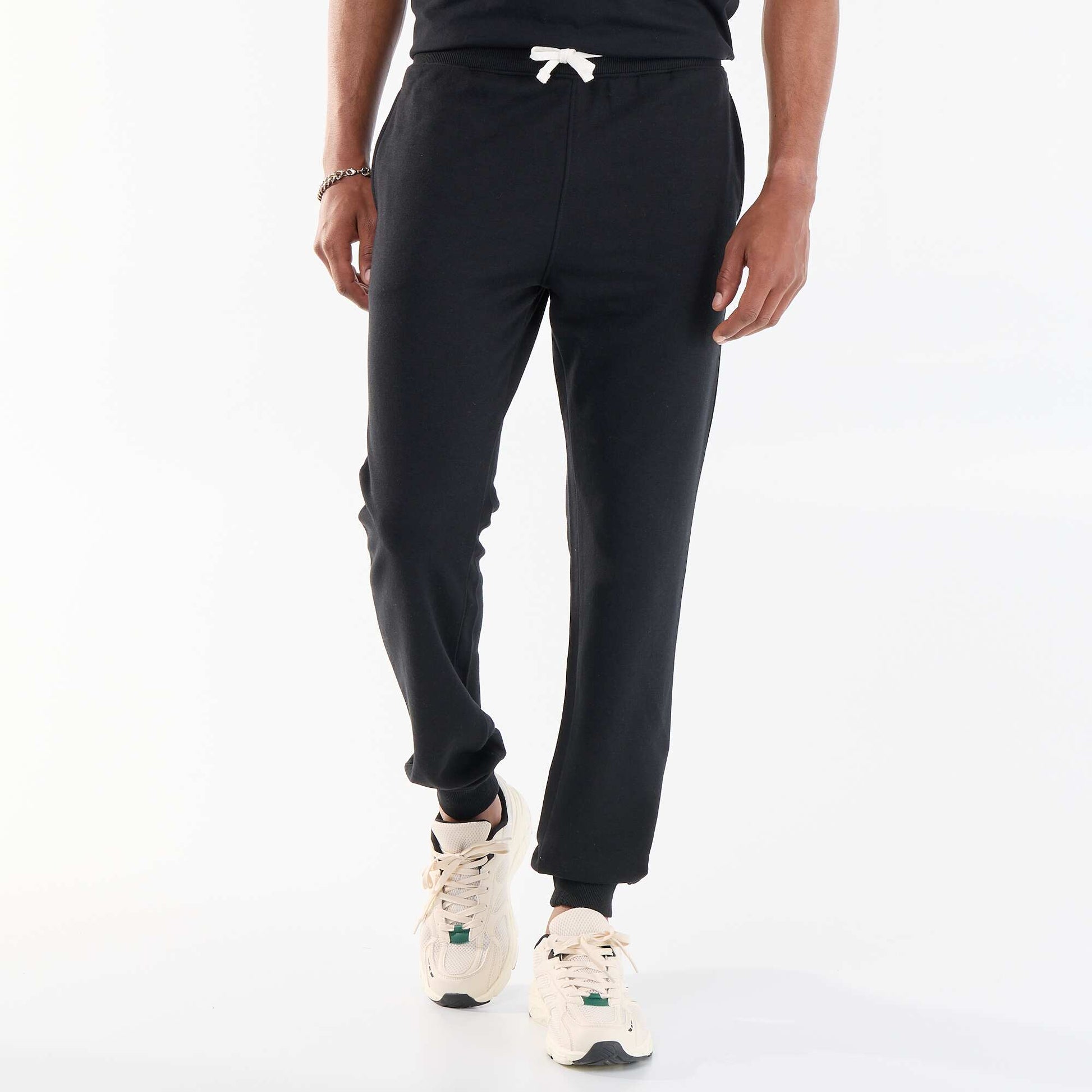 Pantalon jogging en French Terry NOIR