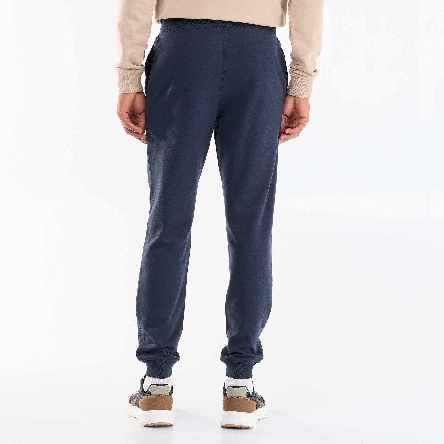 Pantalon jogging en French Terry BLEU