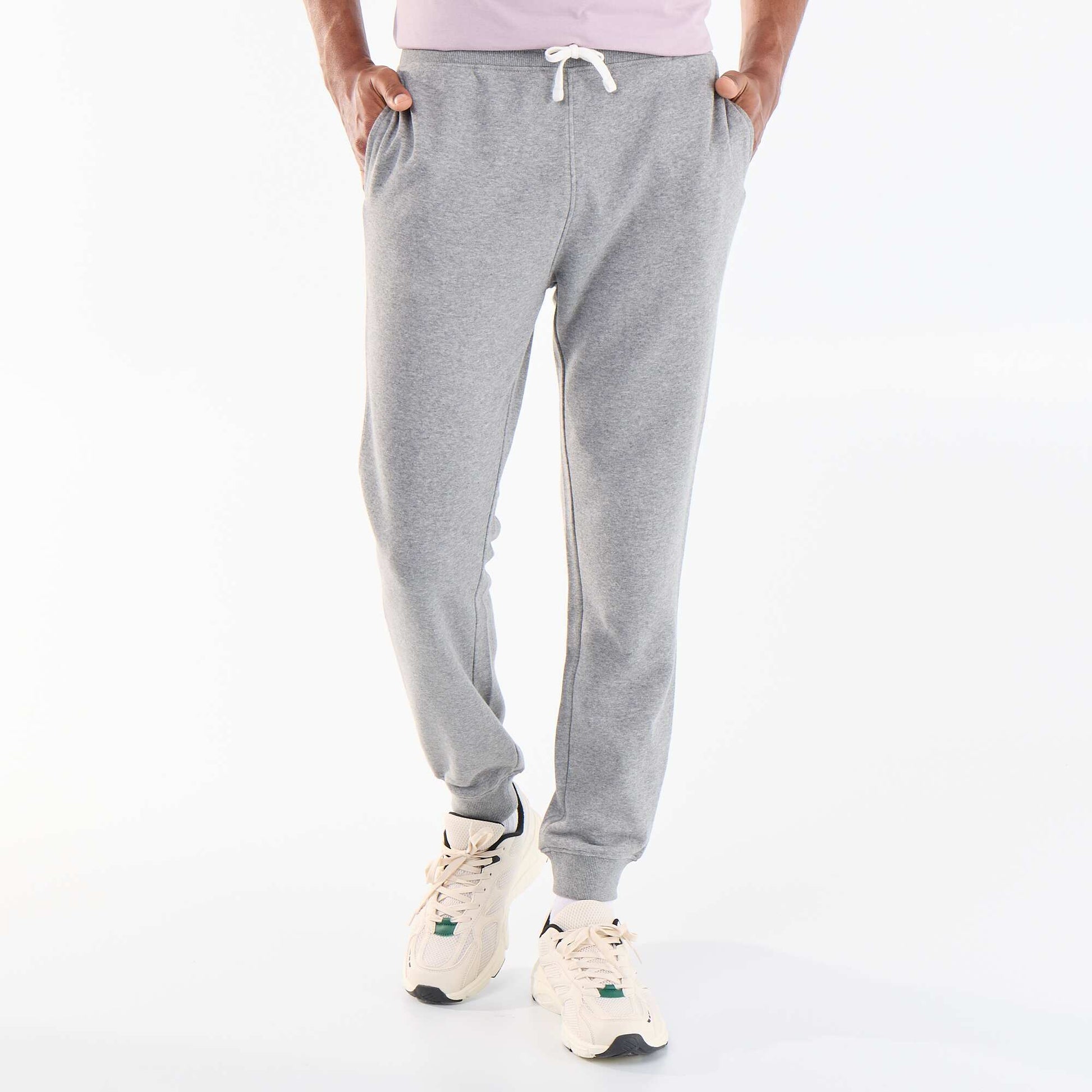 Pantalon jogging en French Terry GRIS
