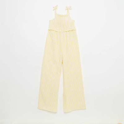 Combinaison pantalon à bretelles JAUNE