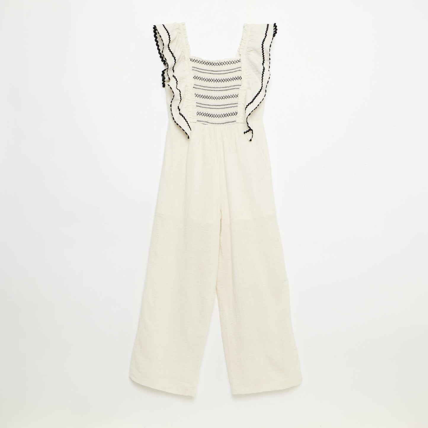 Combinaison pantalon avec volants BEIGE