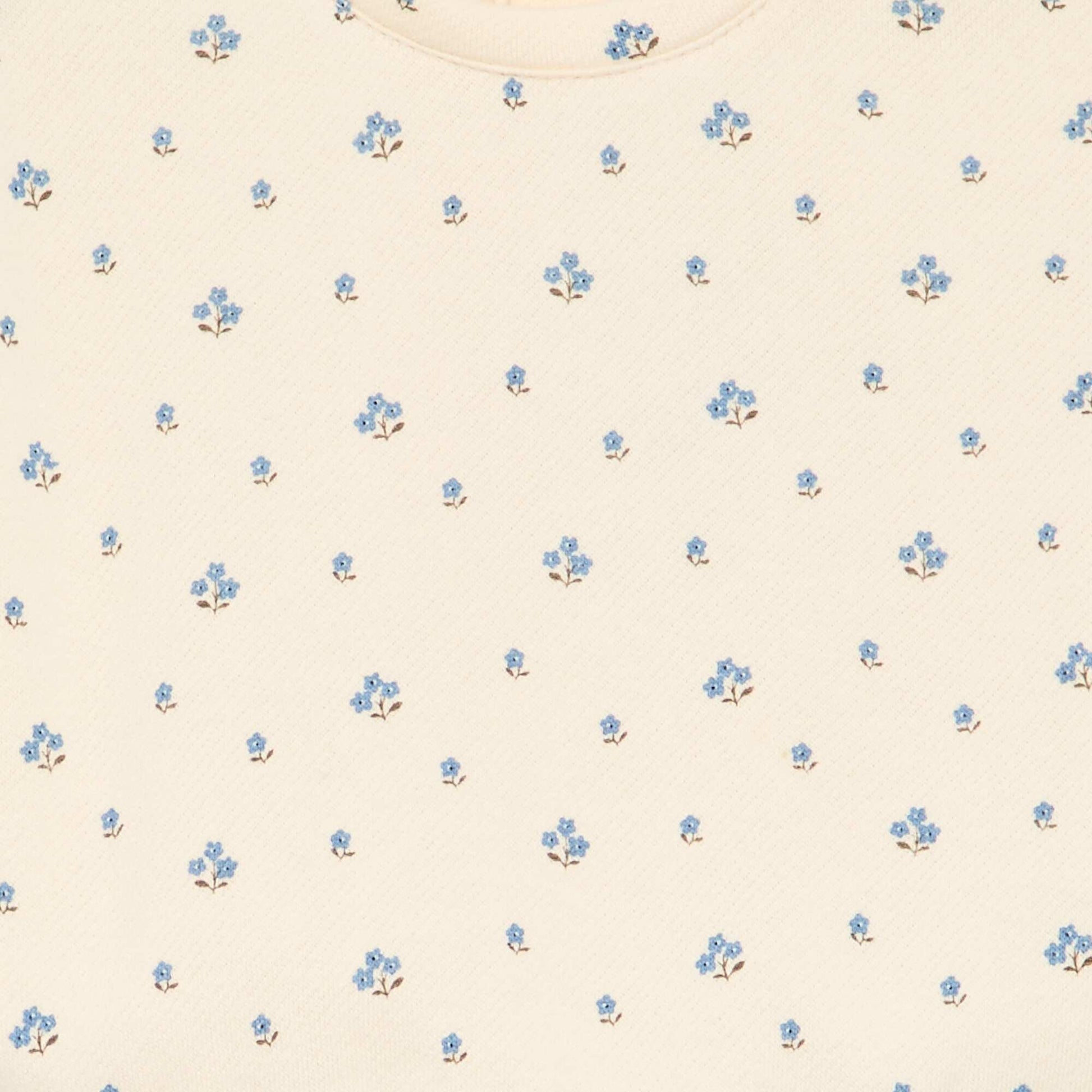 Sweat à motif en molleton BLANC