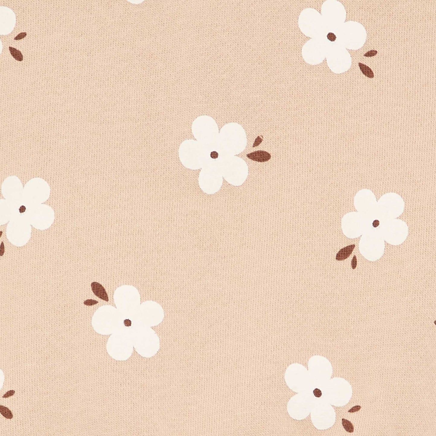 Sweat à motif en molleton BEIGE