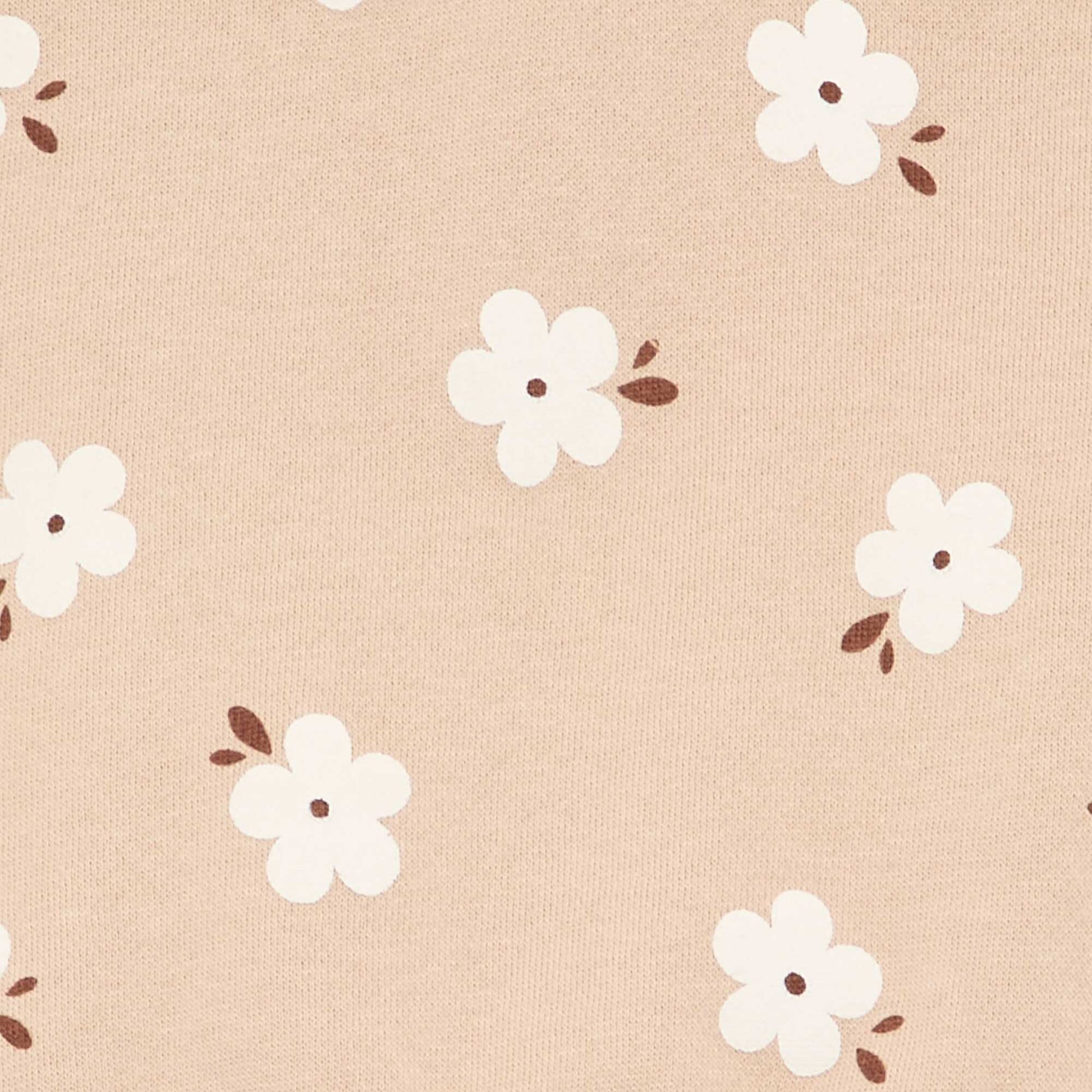 Sweat à motif en molleton BEIGE