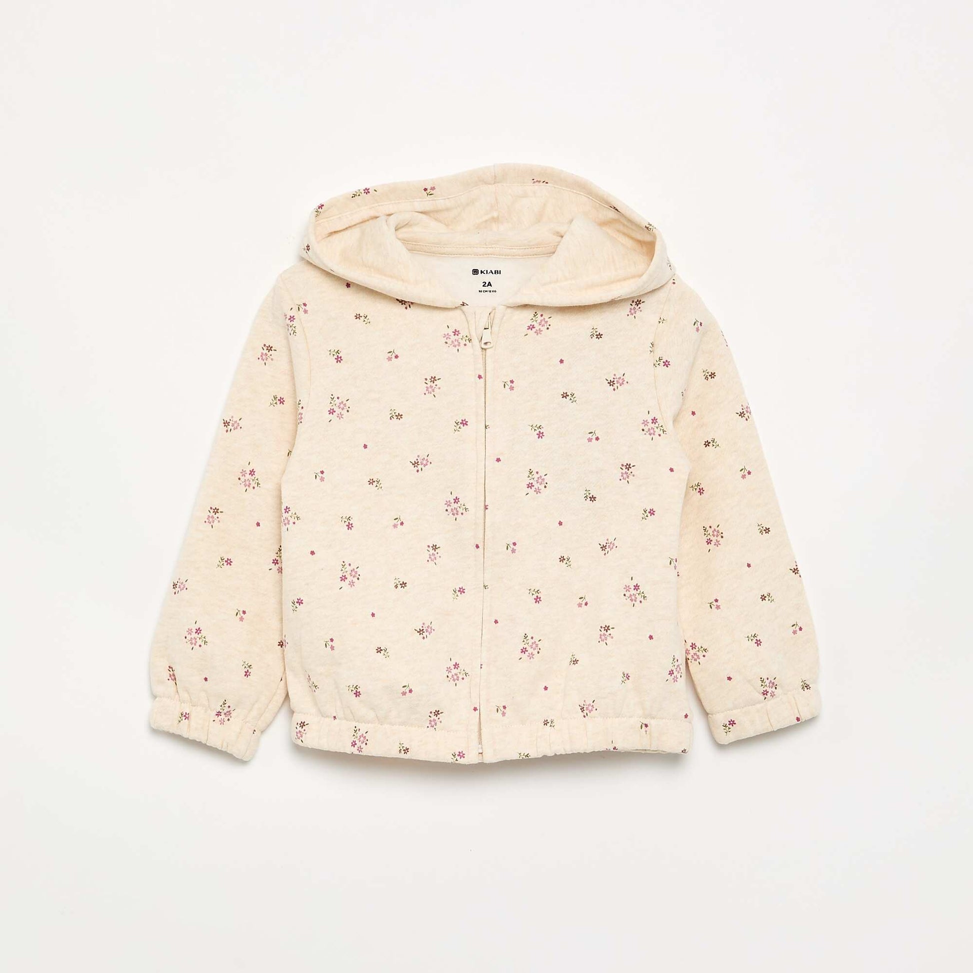 Sweat à capuche imprimé BEIGE