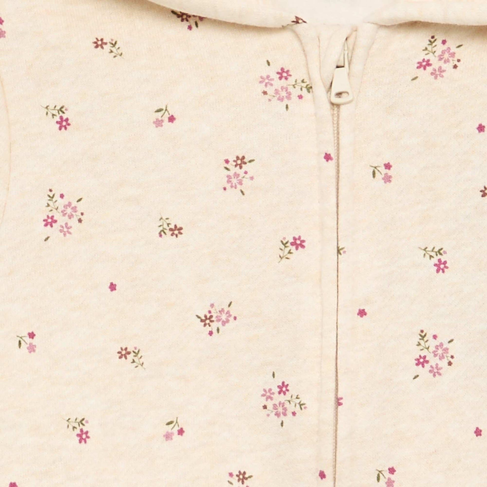 Sweat à capuche imprimé BEIGE