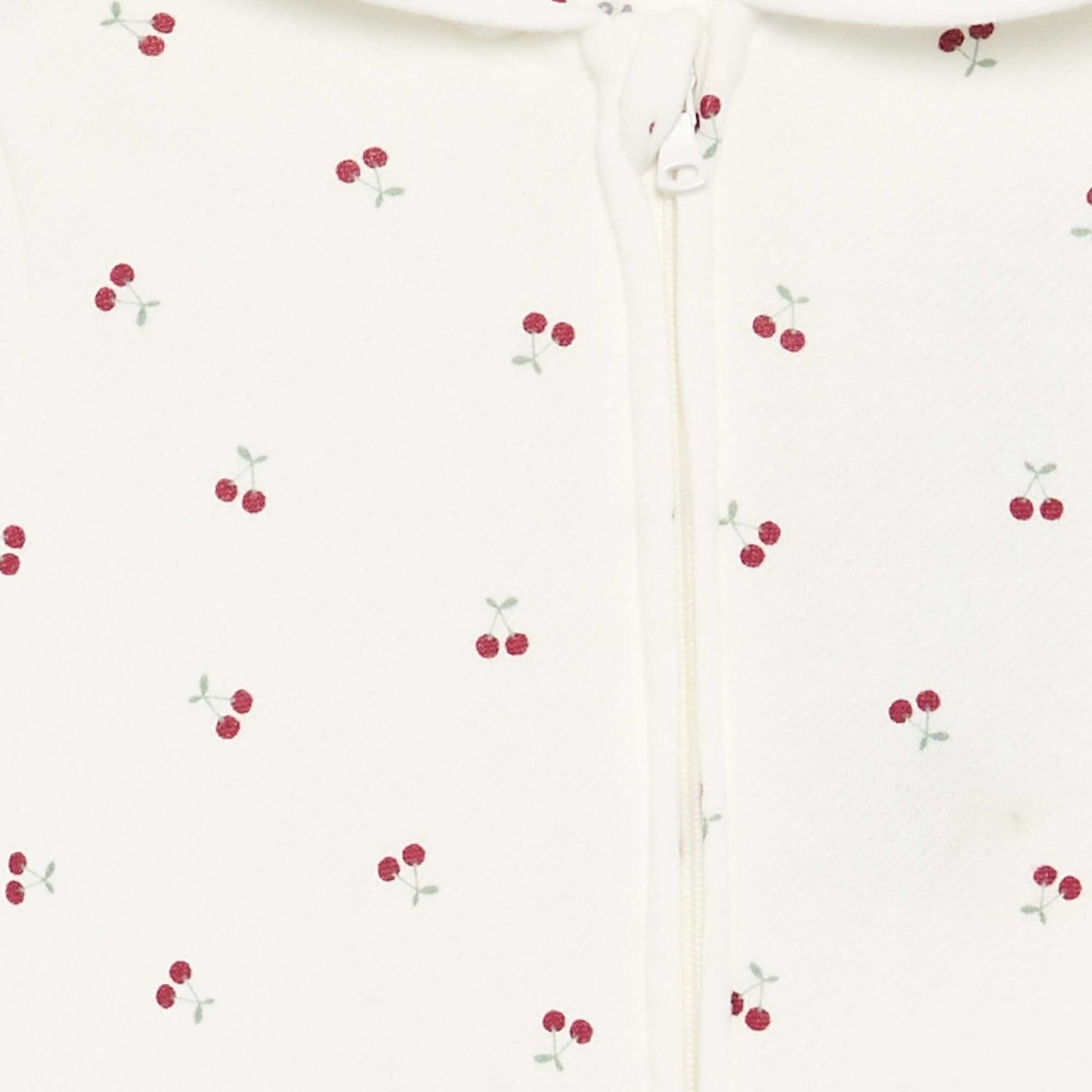 Sweat à capuche imprimé BLANC