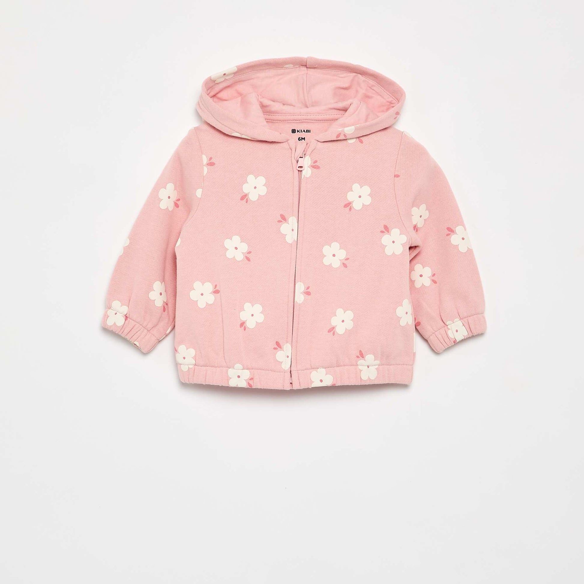 Sweat à capuche imprimé ROSE