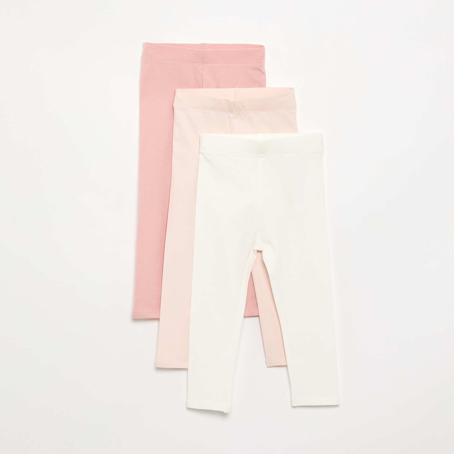 Lot de 3 leggings unis en jersey ROSE