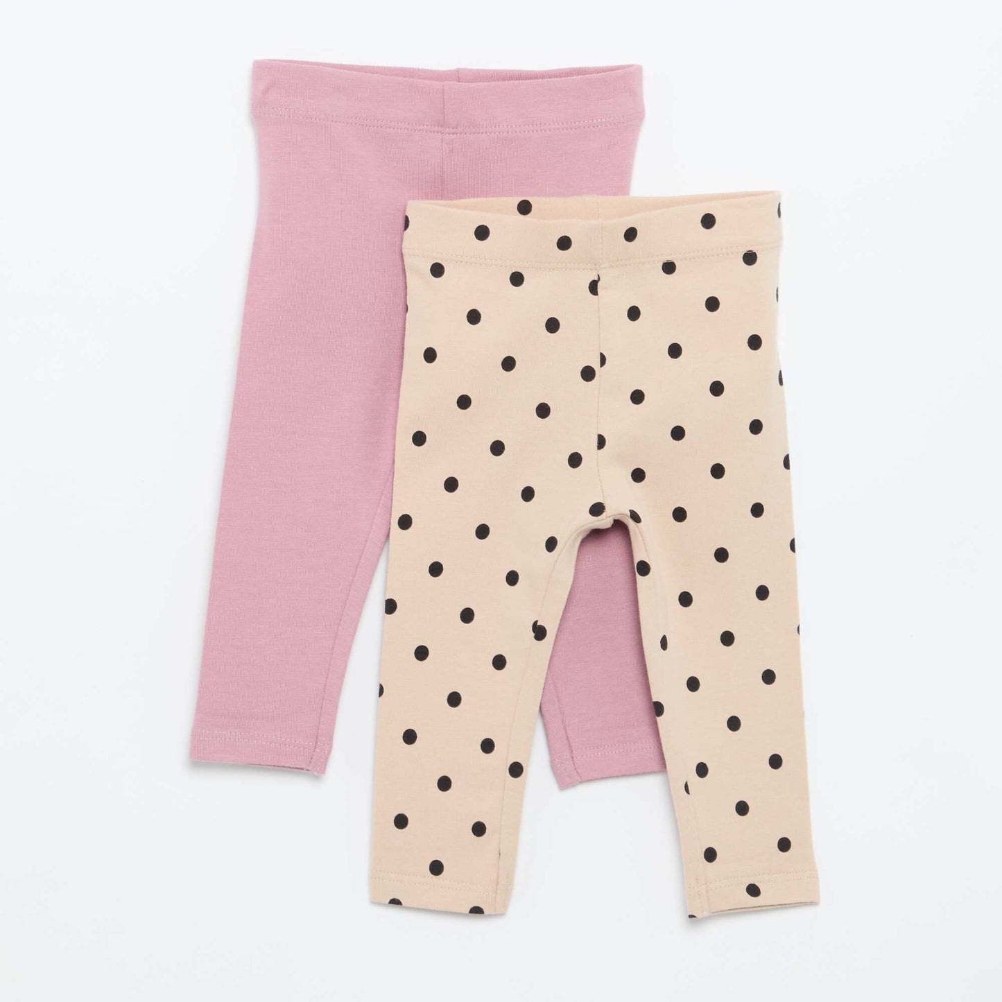 Lot de 2 leggings longs BEIGE
