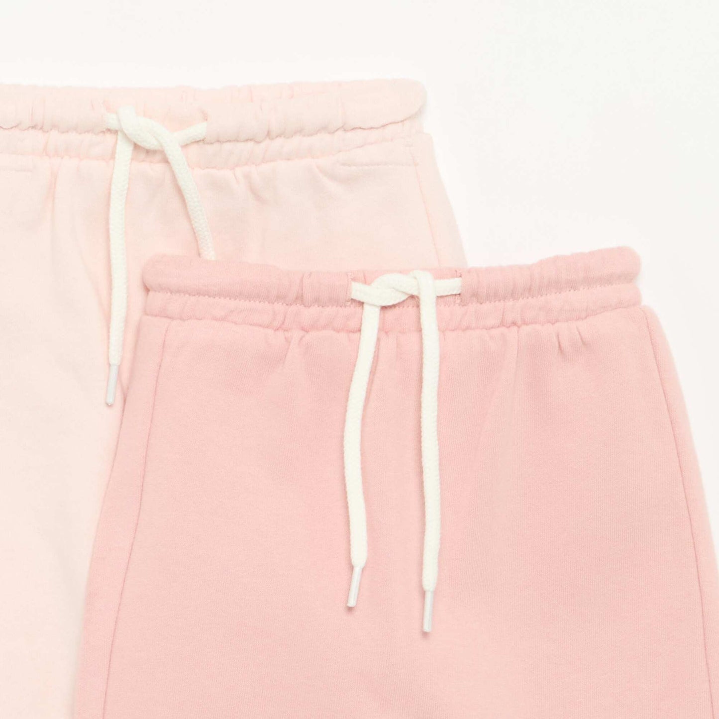 Lot de 2 pantalons forme sarouel en molleton ROSE