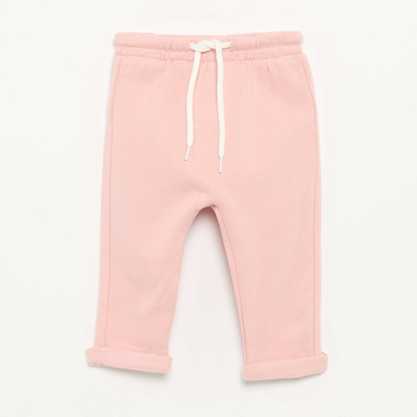 Lot de 2 pantalons forme sarouel en molleton ROSE