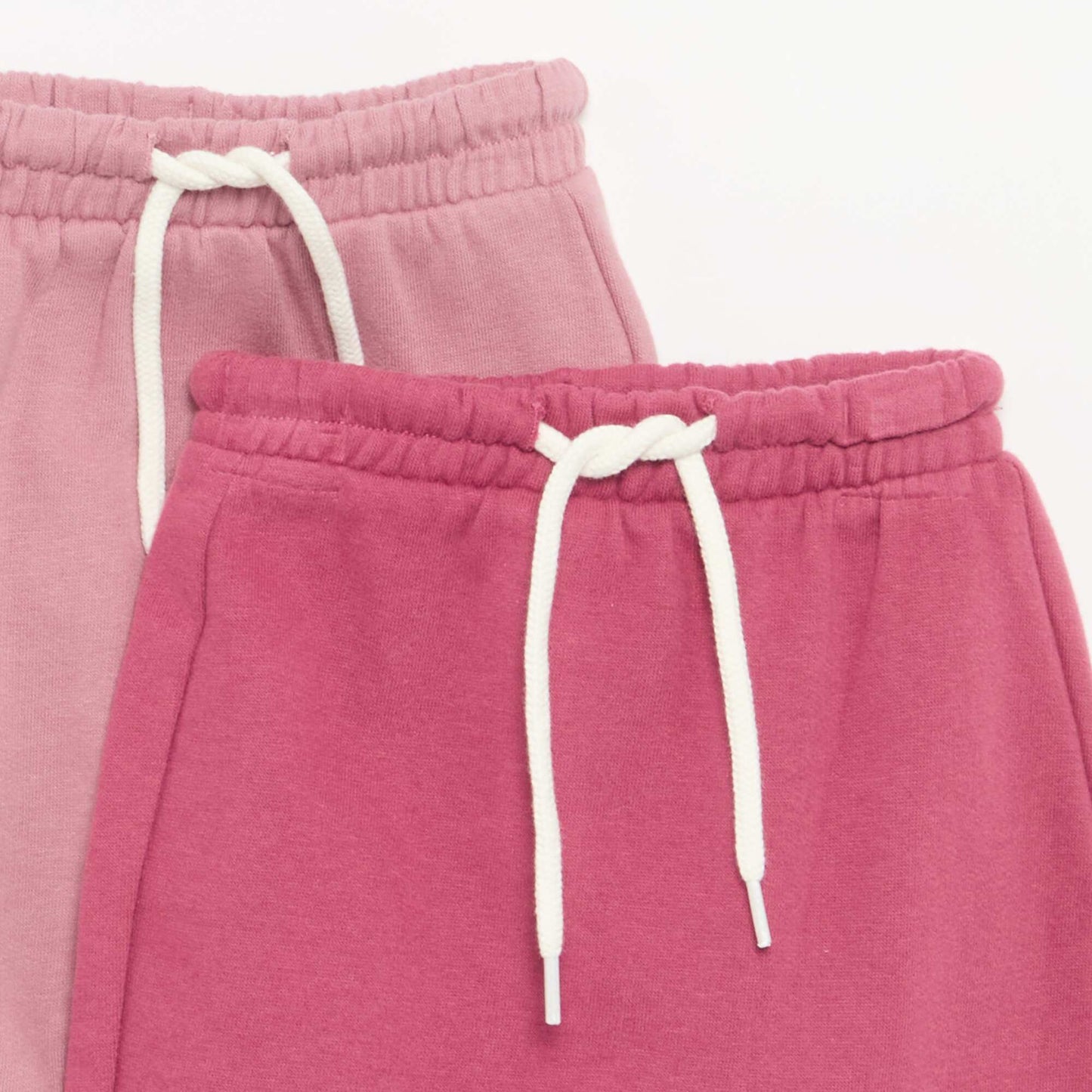 Lot de 2 pantalons forme sarouel en molleton VIOLET