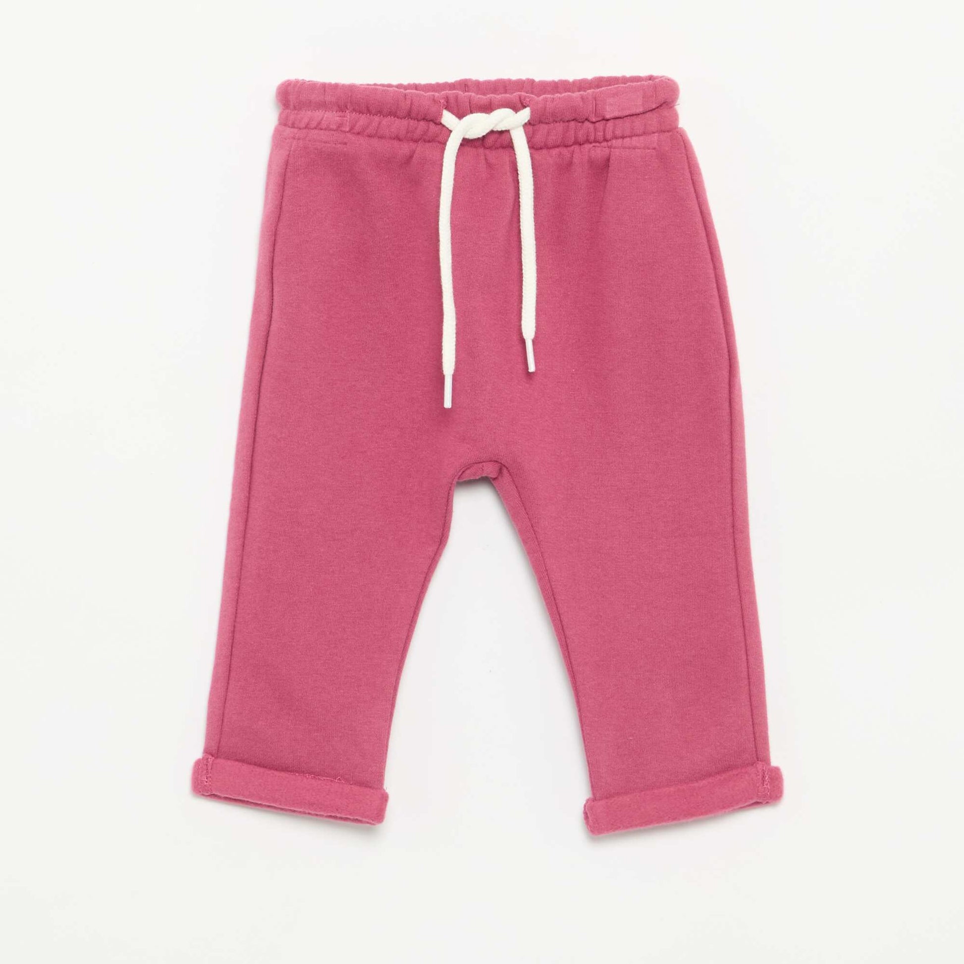 Lot de 2 pantalons forme sarouel en molleton VIOLET