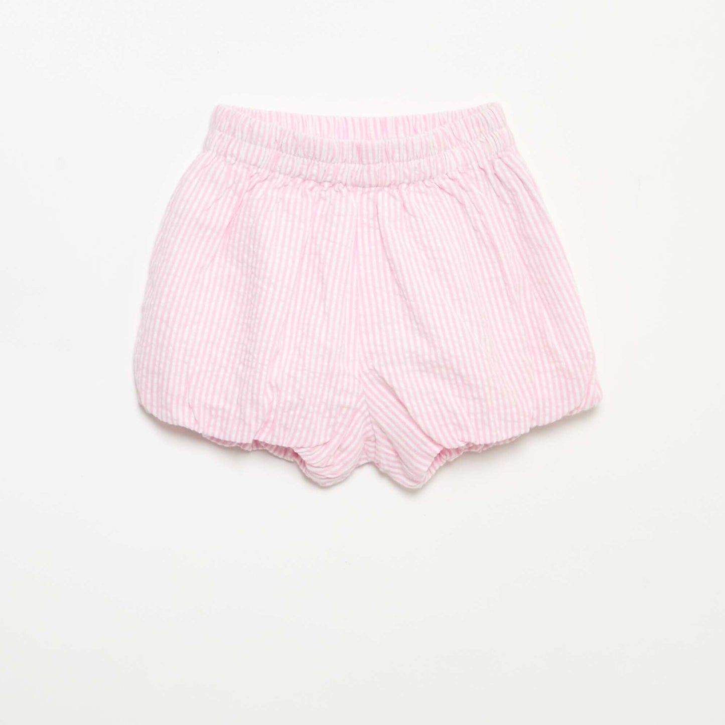 Short en seersucker à rayures ROSE