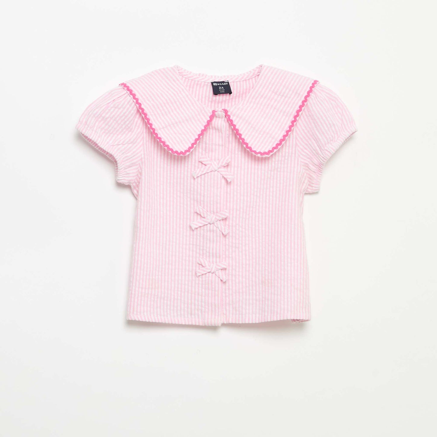 Chemisier avec nœuds à manches courtes ROSE