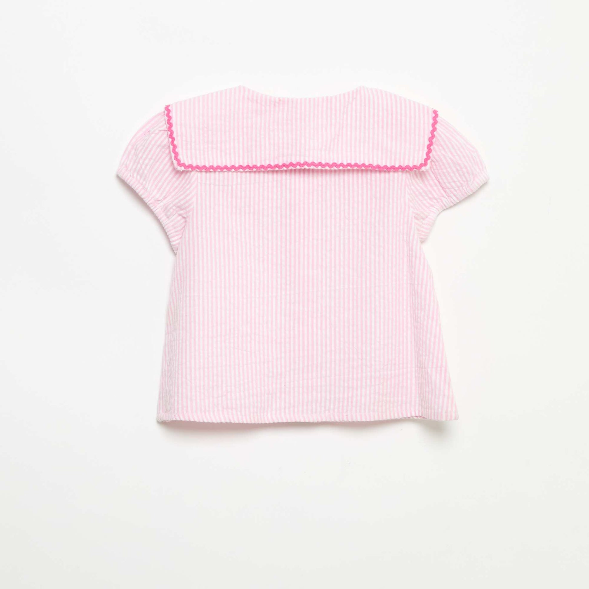 Chemisier avec nœuds à manches courtes ROSE