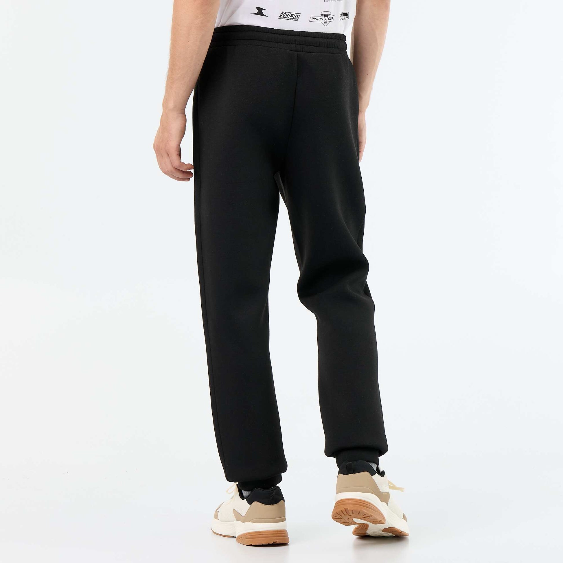 Pantalon jogging avec poches zippées NOIR