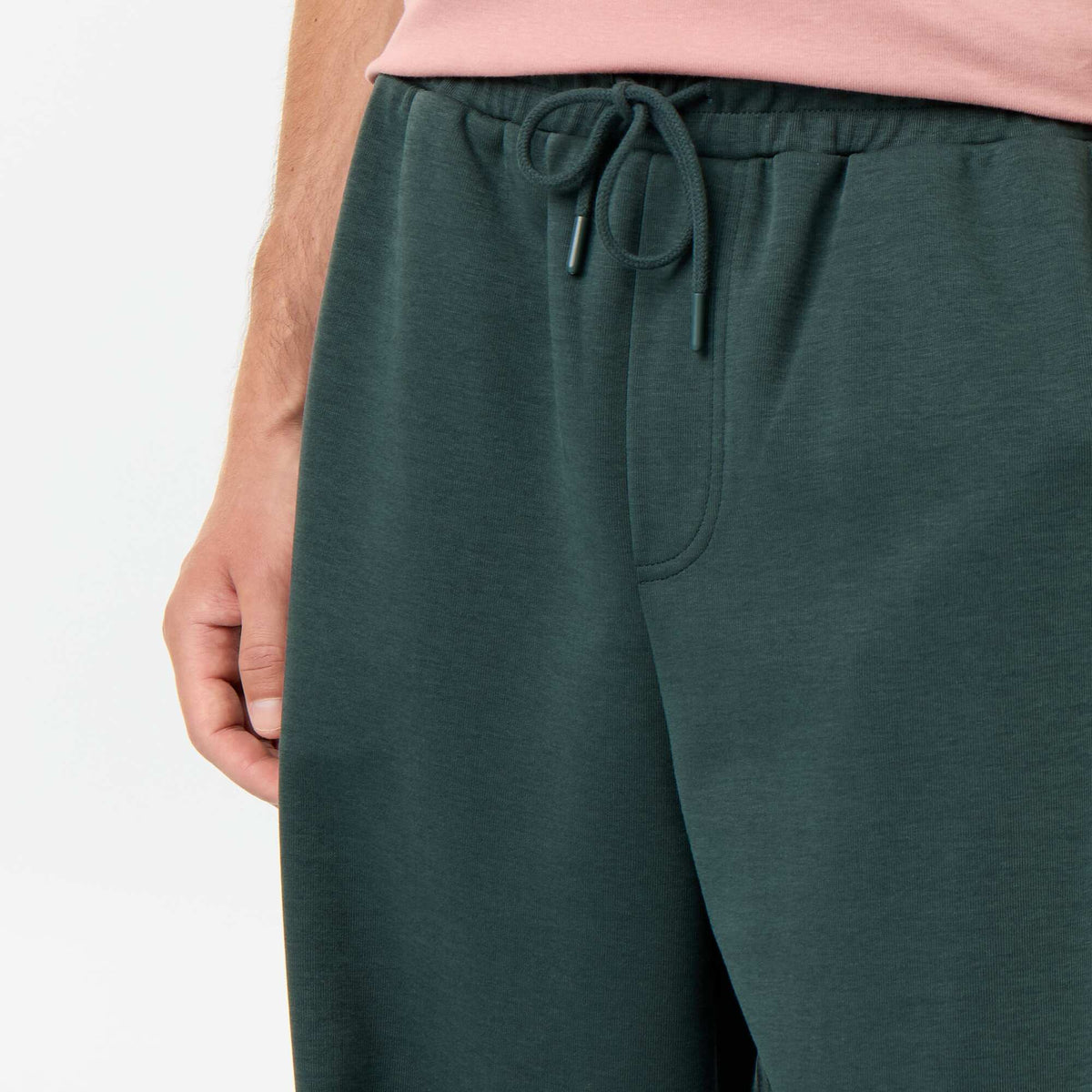 Jogging large en molleton léger VERT