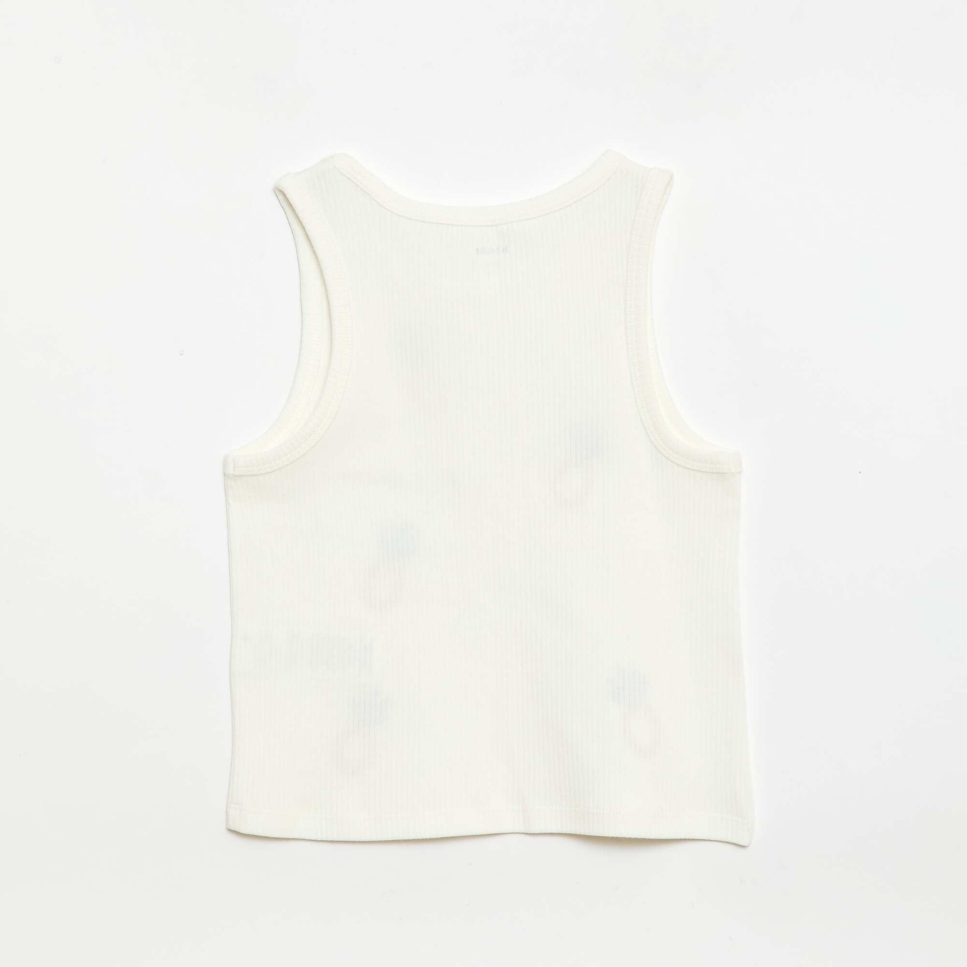 Débardeur avec broderies fantaisies BLANC