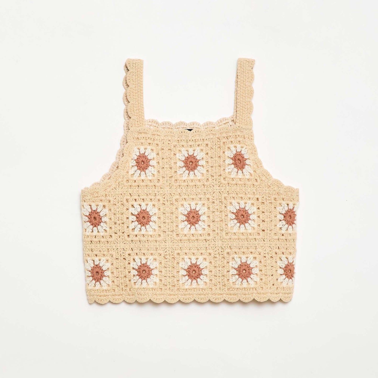 Débardeur en crochet BEIGE