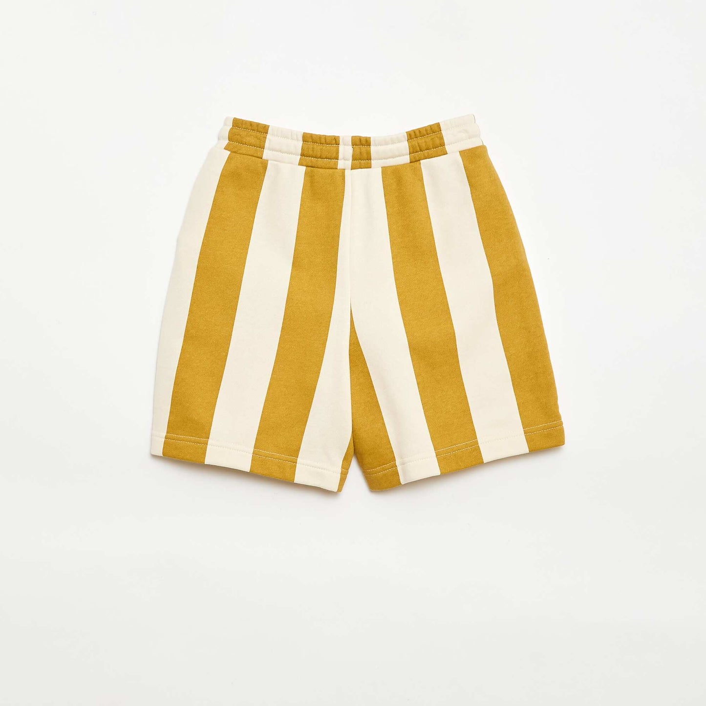 Bermuda en French Terry à motif BEIGE