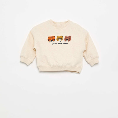 Sweat en French Terry BEIGE