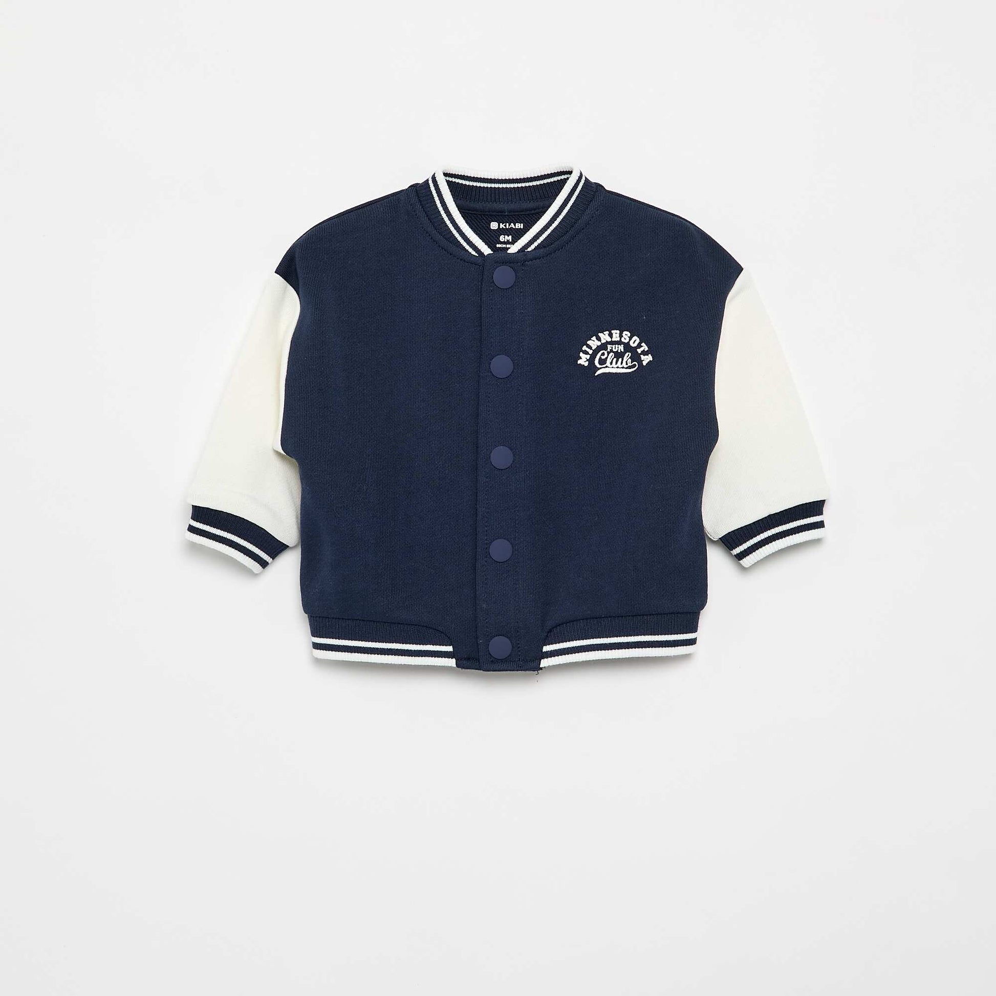 Blouson style campus américain BLEU
