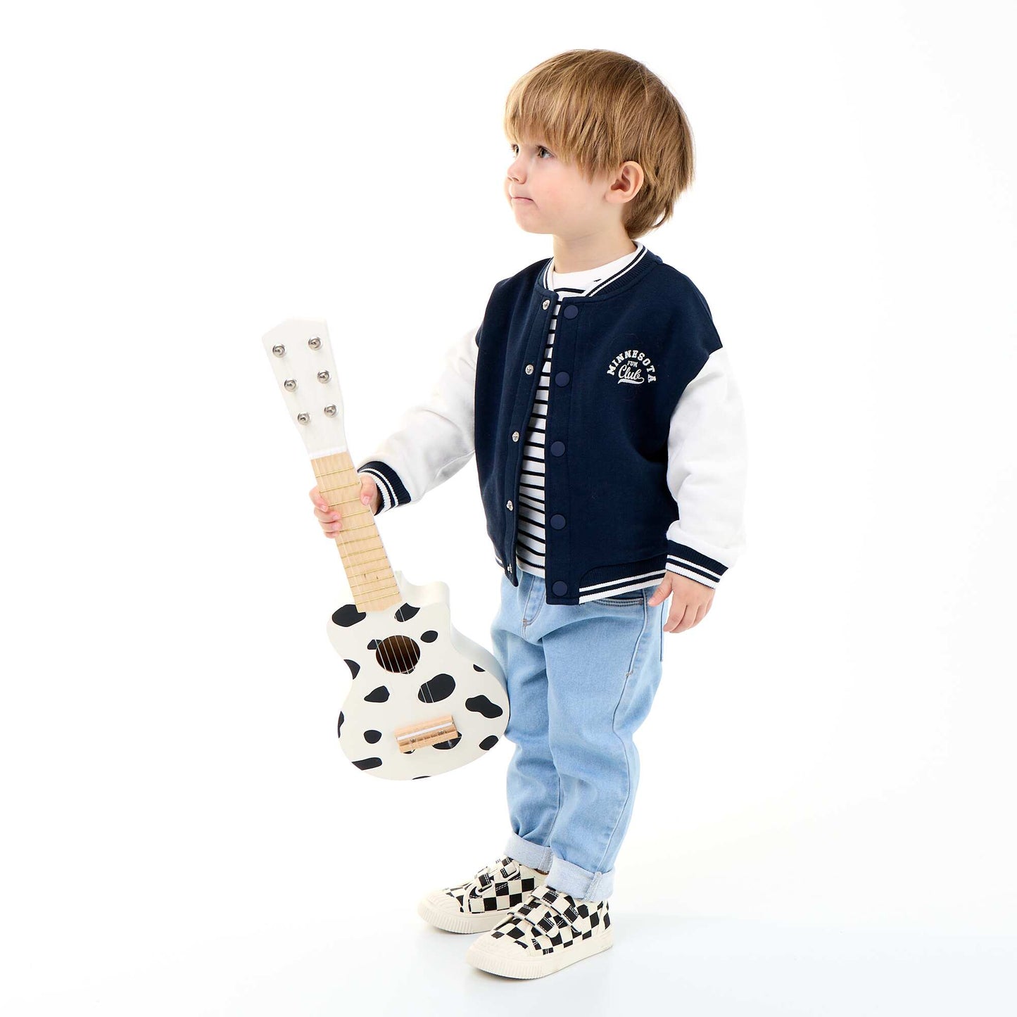 Blouson style campus américain BLEU