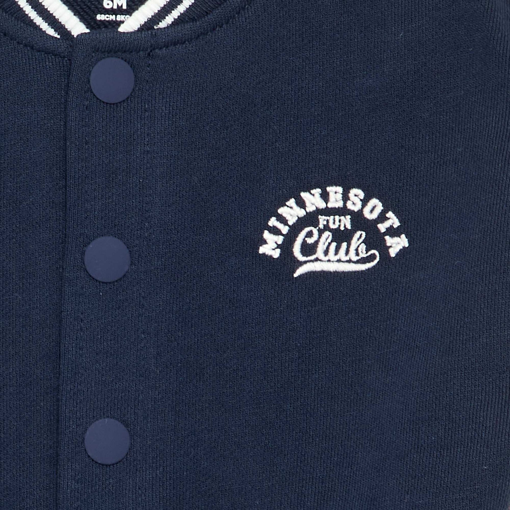 Blouson style campus américain BLEU