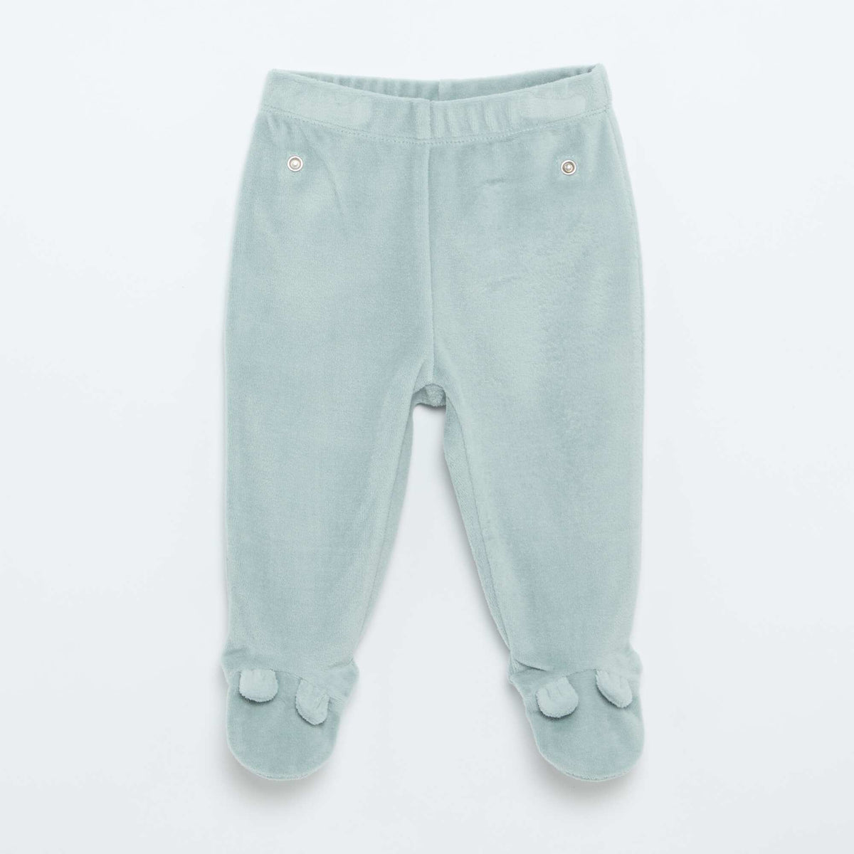 Pyjama 2 pièces en velours BLEU