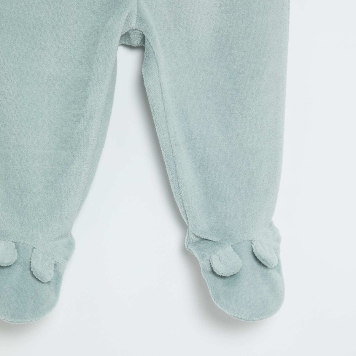 Pyjama 2 pièces en velours BLEU