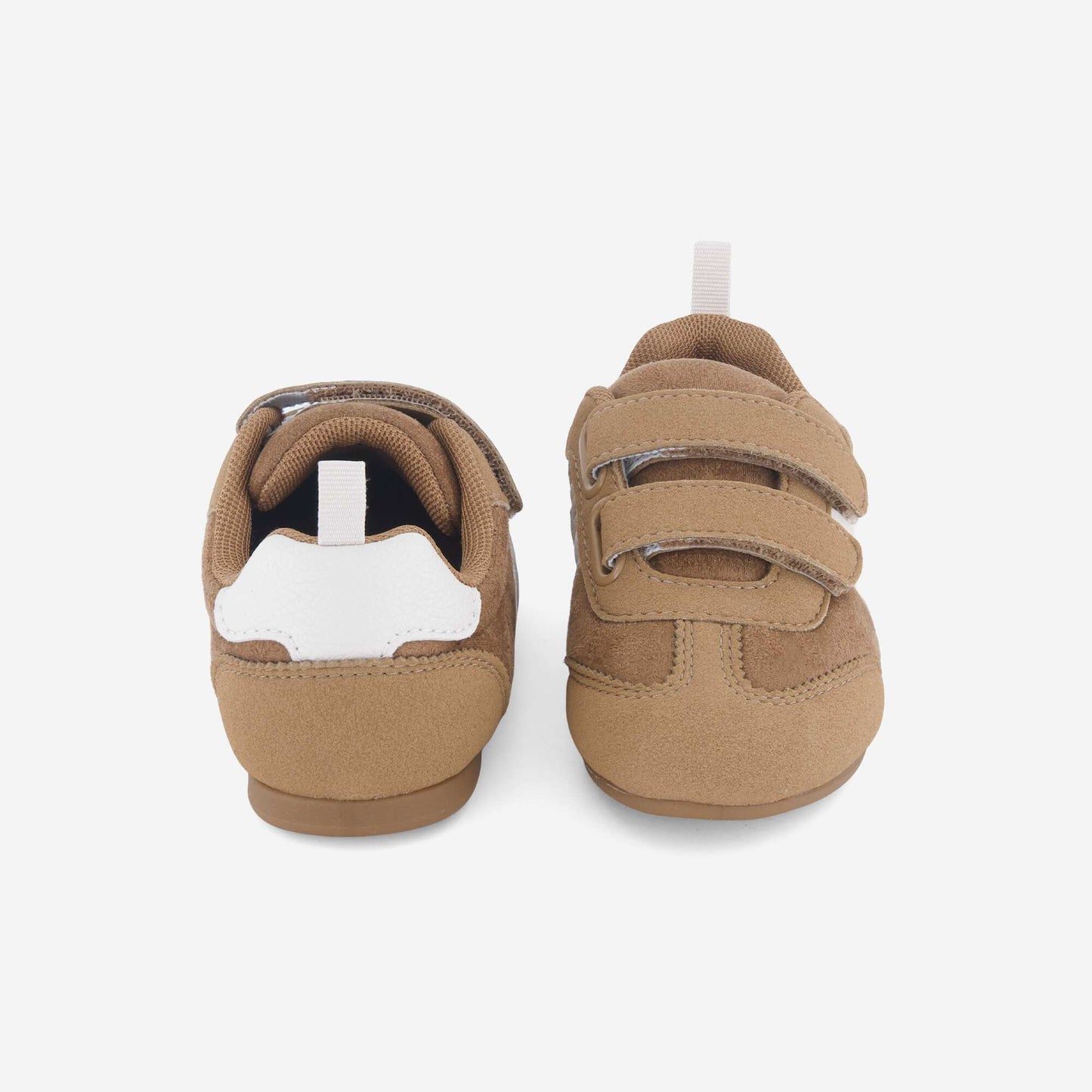 Baskets basses bicolores BEIGE