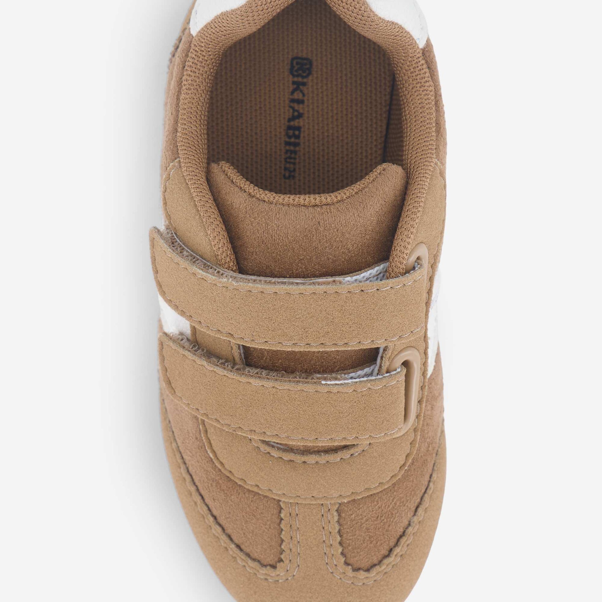 Baskets basses bicolores BEIGE