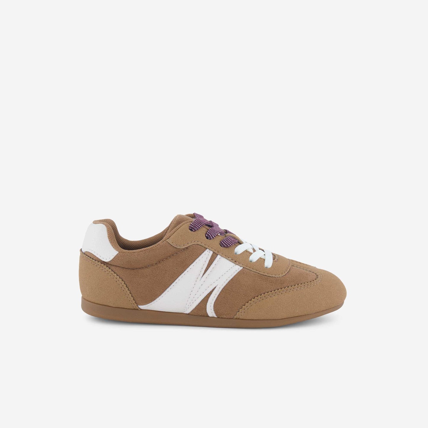 Baskets basses bicolores BEIGE