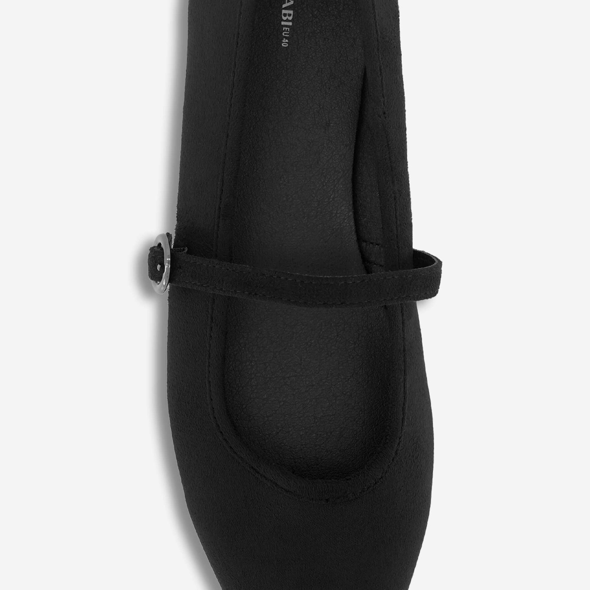 Ballerines avec bride NOIR