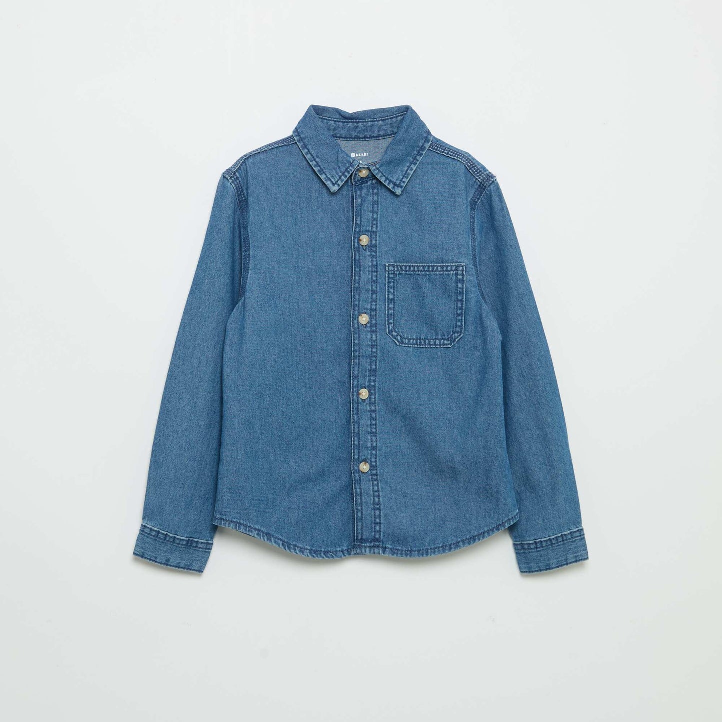 Chemise en denim BLEU