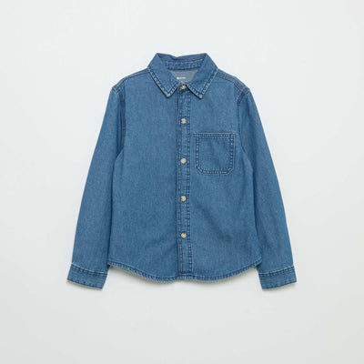 Chemise en denim BLEU