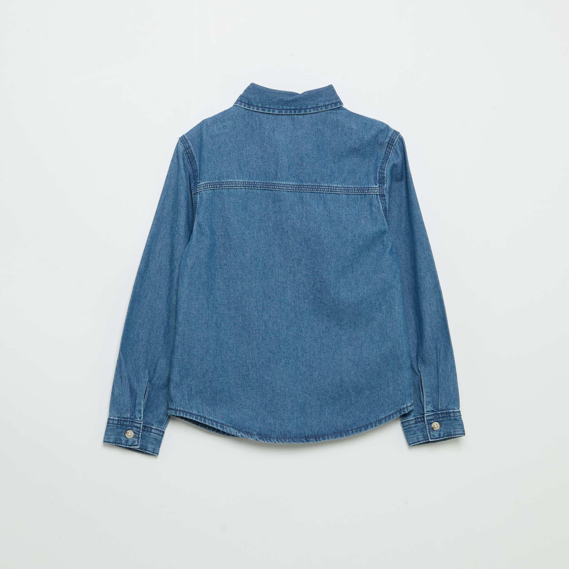 Chemise en denim BLEU